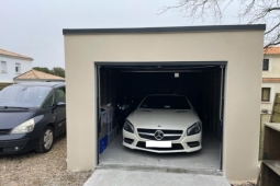 Garage en Béton enduit